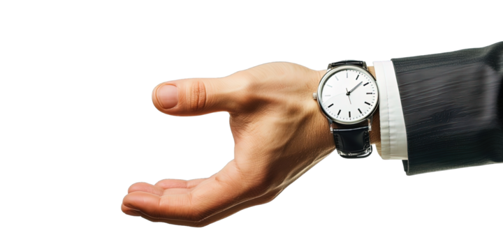 Businessman Watch Closeup - Powered by Adobe