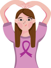 World Cancer Day Woman Support