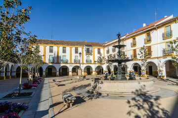 Good mayor square (1929). A fruit and vegetable market is held every tuesday. Ciudad Rodrigo,...
