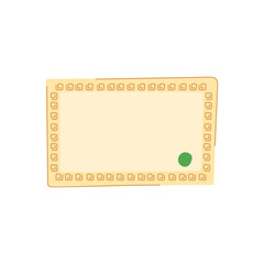 certificate certificate cartoon vector illustration