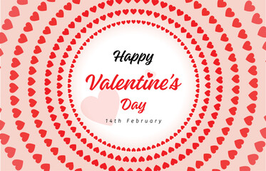 Valentine's Day Card Banner 14th February