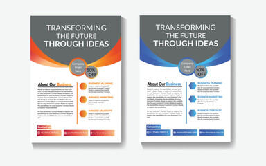 Vector Fyler Design, Corporate Flyer Design, Premium Flyer Design