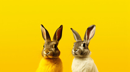 Two cool rabbits