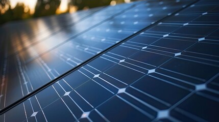 Witness the awe-inspiring details of a solar panels top, showcasing the mesmerizing beauty and precision of its design.