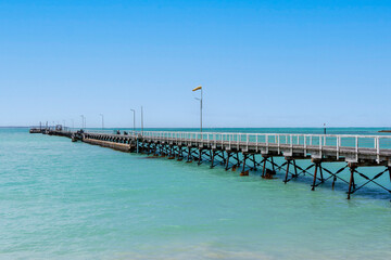 Fototapeta na wymiar Beachport Jetty in South Australia