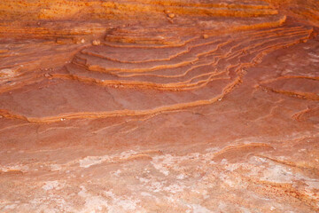 Beautiful rock layers in Grand Canyon National Park.
