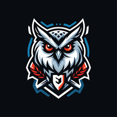 owl logo esport style