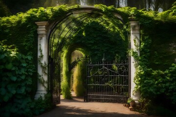 gate in the garden