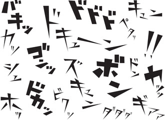 漫画　文字　コミック　効果音　
