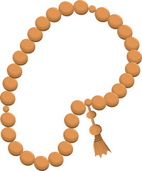 Prayer Beads Illustration