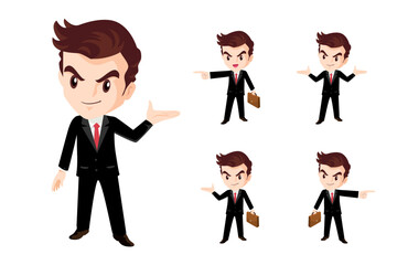 Fototapeta premium business man character 08