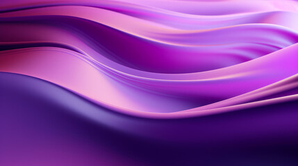 Fototapeta premium Beautiful luxury 3D modern abstract neon purple background composed of waves with light digital effect.