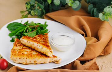 Homemade Pancakes on white plate