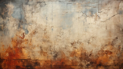 Watercolor old brown background texture abstract wall retro paper vintage grunge - Generative ai