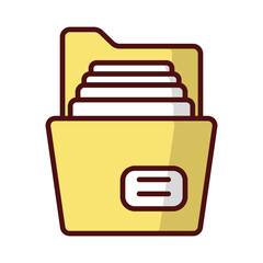 File icon vector stock illustration.