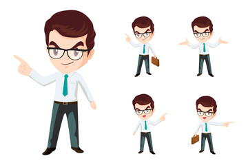 business man character 04