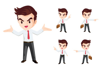 Fototapeta premium business man character 16