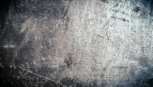 Abstract tinted old scratched metal texture, grunge background