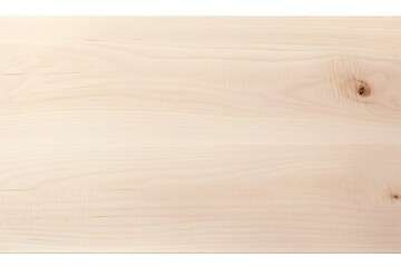 Fototapeta premium Empty plywood banner isolated on white background Generative Ai
