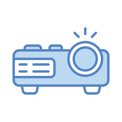 Projector icon vector stock illustration.