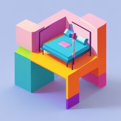 Isometric 3D Colorful Illustration