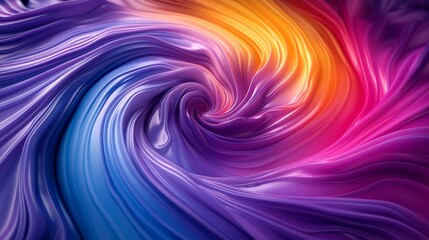 Abstract Purple Swirl