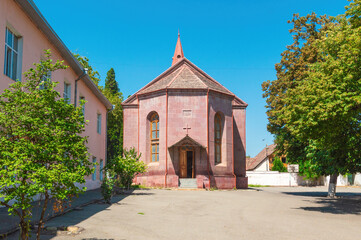 Building is the Lutheran Church of St. John in the city of Goygol, location - Western Azerbaijan