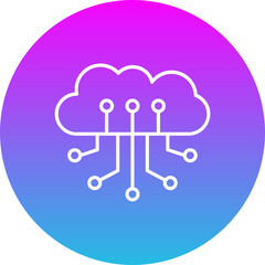 Cloud computing Icon