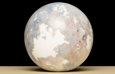 Exquisite Handcrafted Ceramic Sphere with Unique Pattern