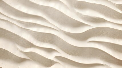 Smooth sand dunes captured in soft lighting, creating a serene and minimalist desert landscape texture.