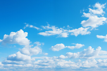 Fototapeta premium white cloud with blue sky background. blue sky with white cloud background.