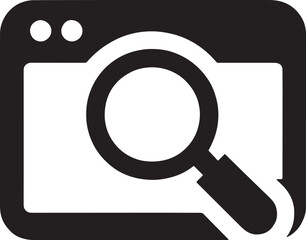 Online Search Concept Icon vector