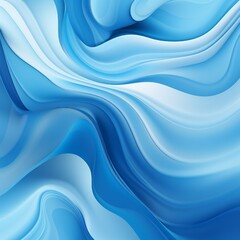 Fototapeta premium Smooth blue liquid vector background Generative Ai