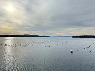 伊勢志摩 波が穏やかで真珠養殖が有名な英虞湾三重県日本