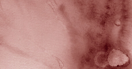 Abstract watercolor background in natural earthy colors. Aged paper surface with blots, stains, paint stains, ink. Misty backdrop in an artistic vintage motif. Vector illustration.