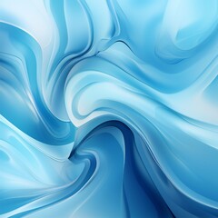 Fototapeta premium Smooth blue liquid vector background Generative Ai