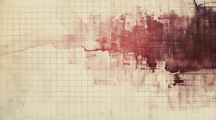 A Grunge Red Splatter Grid Pattern Backdrop