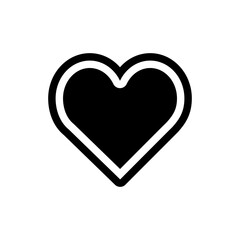 Heart icon vector. love illustration sign. romance symbol.