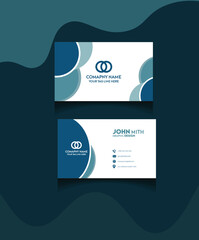 Free vector business card template 2024