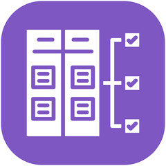 Scrum Tasks vector icon illustration of Project Management iconset.