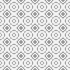 Mosaic seamless pattern. Black and white