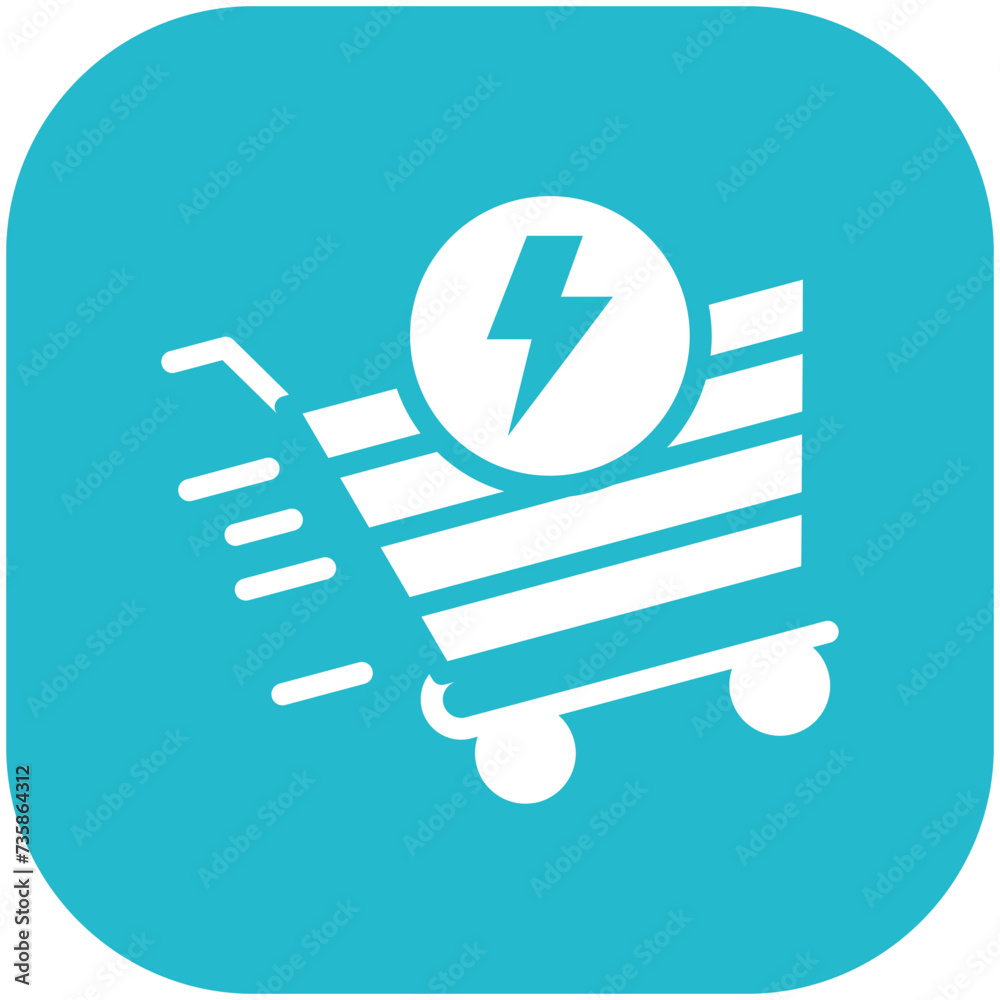 Canvas Prints Flash Sale vector icon illustration of Shopping and Ecommerce iconset.