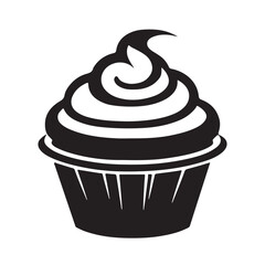 illustration of a cupcake