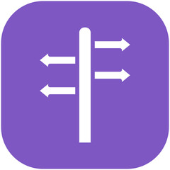 Post Sign vector icon illustration of Online Marketing iconset.