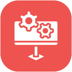 Configuration vector icon illustration of Online Marketing iconset.