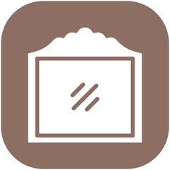 Mirror vector icon illustration of Spa iconset.