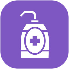 Hand Gel vector icon illustration of Spa iconset.