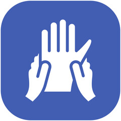 Hand Massage vector icon illustration of Spa iconset.