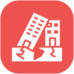 Disaster vector icon illustration of Pollution iconset.