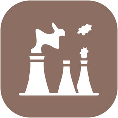 Air Pollution vector icon illustration of Pollution iconset.